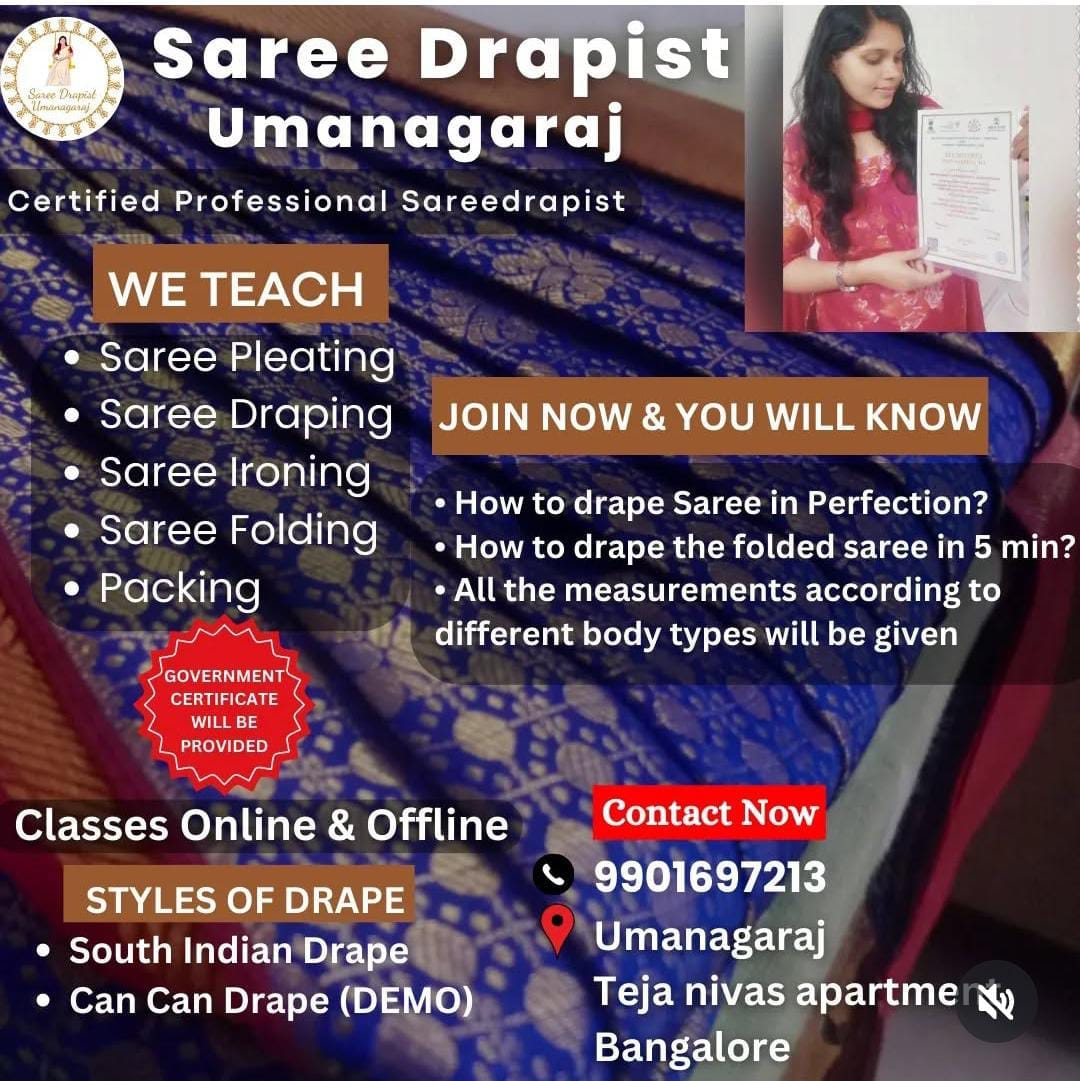 Listings 6 Saree Drapist Umanagaraj